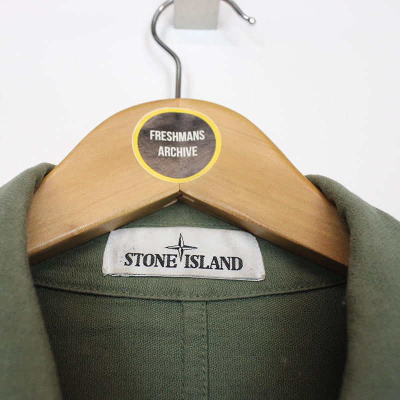 Stone Island AW 2021 Green Full Zip Overshirt Jacket