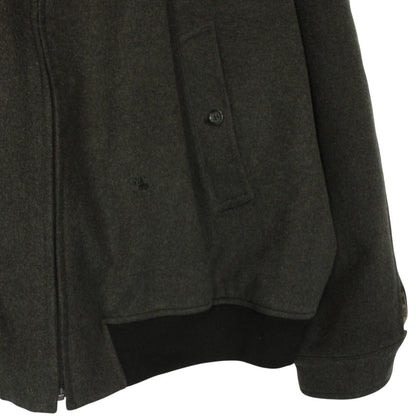 Vintage Burberry London Green Nova Check Lined Merino Wool Harrington Jacket