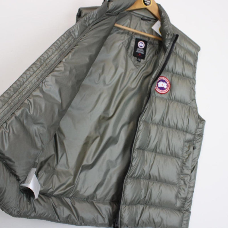 Canada Goose Crofton Green Nylon Down Gilet / Bodywarmer