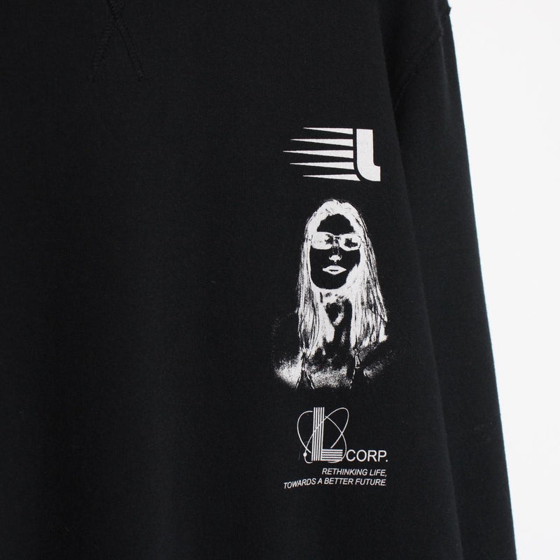 Lanvin Black and White Print Sweatshirt Jumper