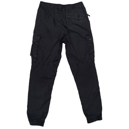 Stone Island SS 2021 Black RE-T Fit Cargo Trousers