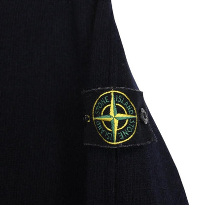 Vintage Stone Island AW 2005 Navy Blue Wool Knit Jumper