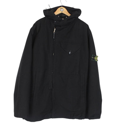 Vintage Stone Island AW 1999 Black Dutch Rope Lined Green Edge Badge Jacket