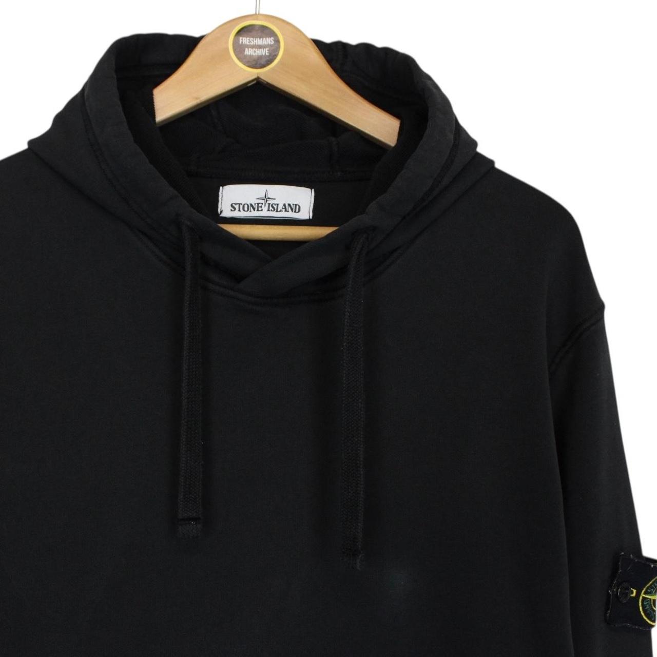 Stone Island SS 2020 Black Cotton Hoodie Jumper