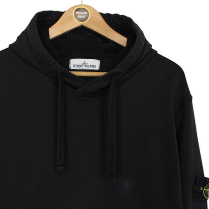 Stone Island SS 2020 Black Cotton Hoodie Jumper