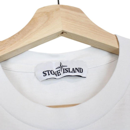 Stone Island SS 2020 White Short Sleeve Compass T-Shirt