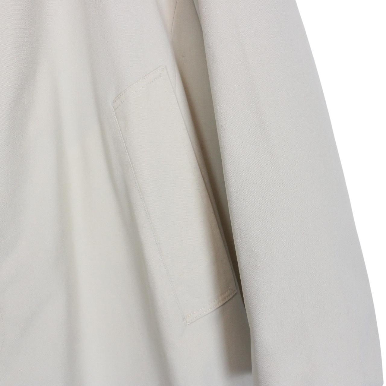 Vintage 90s Burberry Cream Single Breasted Trench Coat