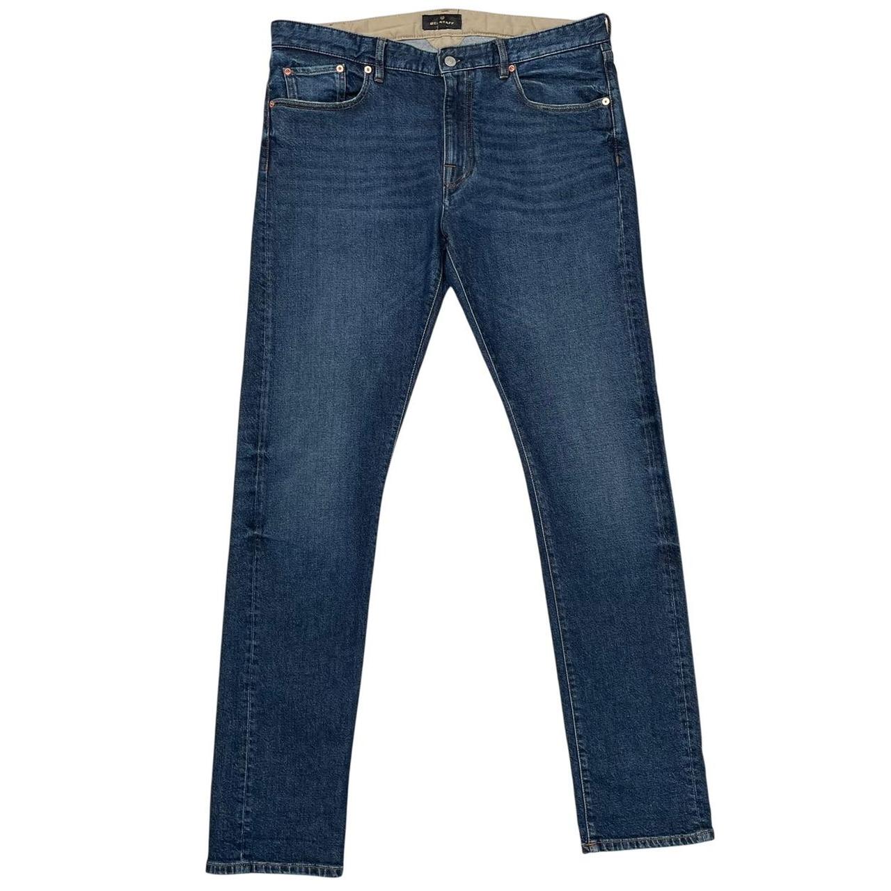 Belstaff Longton Navy Blue Slim Fit Denim Jeans