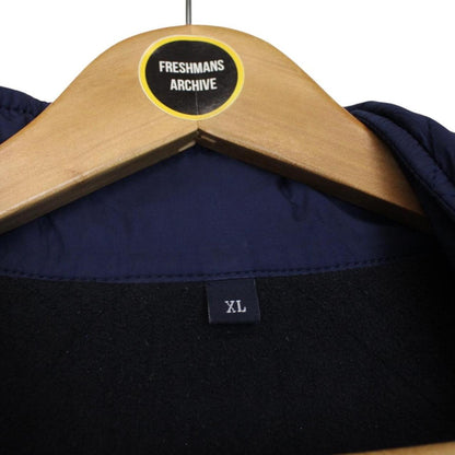 Vintage Burberry London Navy Blue Quilted Coat