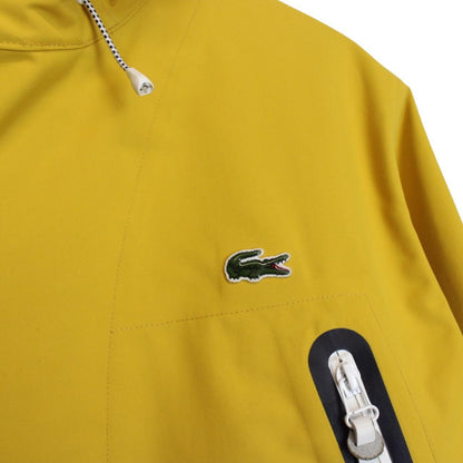 Lacoste Live Yellow Full Zip Waterproof Hooded Jacket