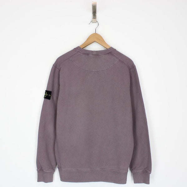 Stone Island AW 2020 Mauve Cotton Sweatshirt Jumper