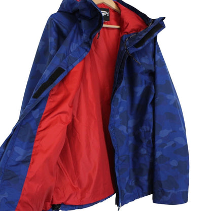 Bape Blue Camo Full Zip Hooded Jacket