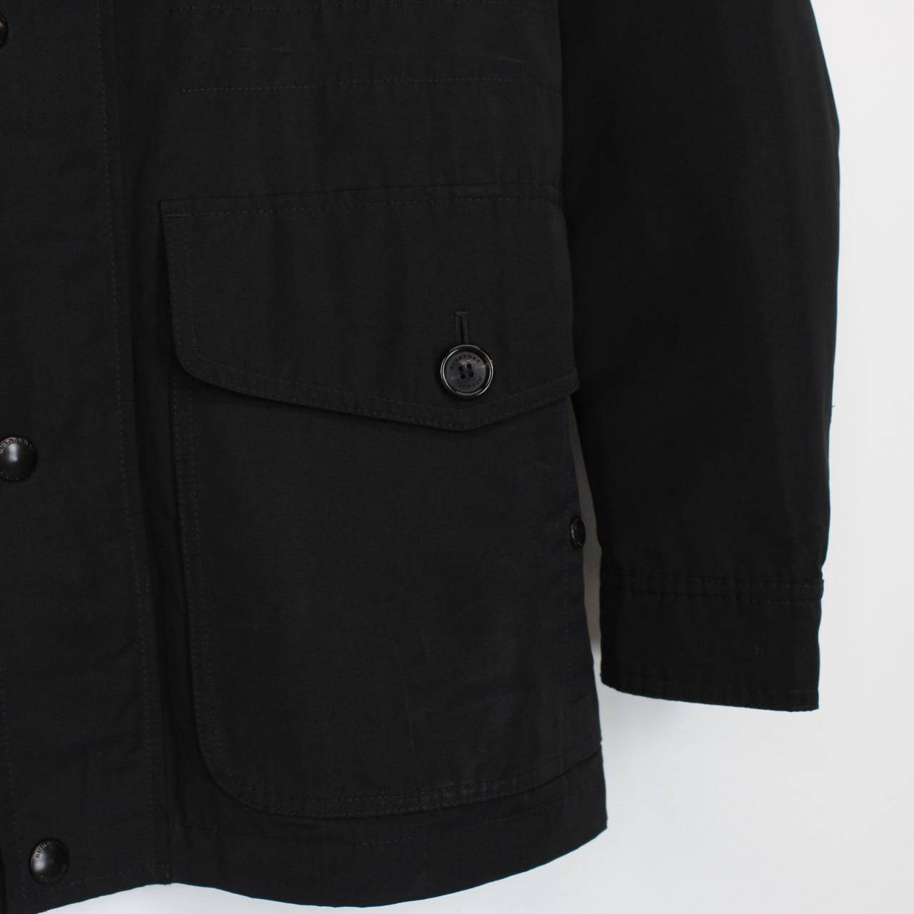 Burberry London Black Full Zip Nova Check Lined Jacket