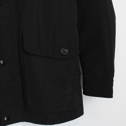 Burberry London Black Full Zip Nova Check Lined Jacket