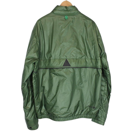 Moncler Grenoble Althaus Green Full Zip Quilted Down Jacket