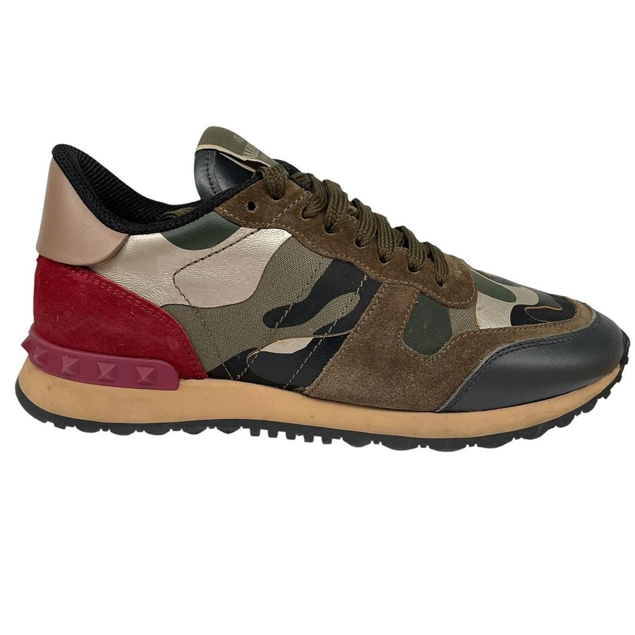 Valentino Garavani Rockrunner Green Camouflage Trainers