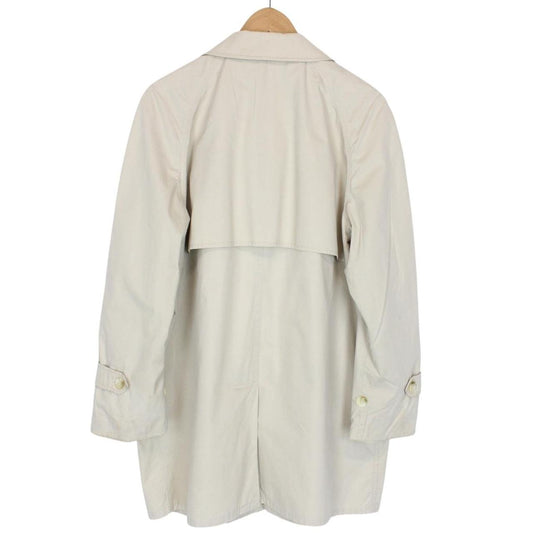 Vintage 80s Burberry Beige Cotton Coat