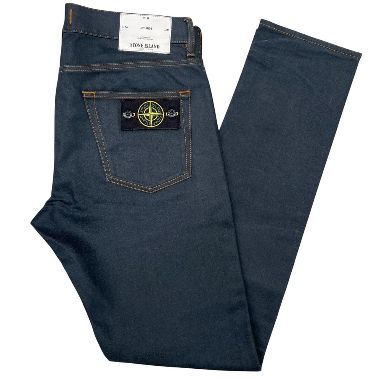 Stone Island AW 2015 Navy Blue RE-T Fit Denim Jeans
