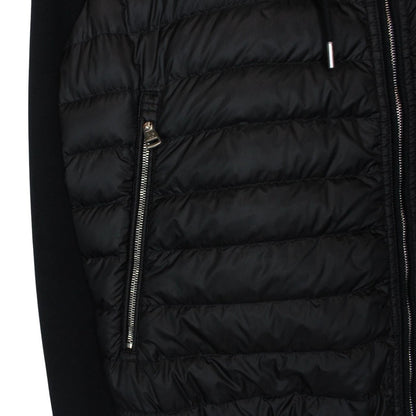 Moncler Black Full Zip Down Maglia Cardigan Jacket