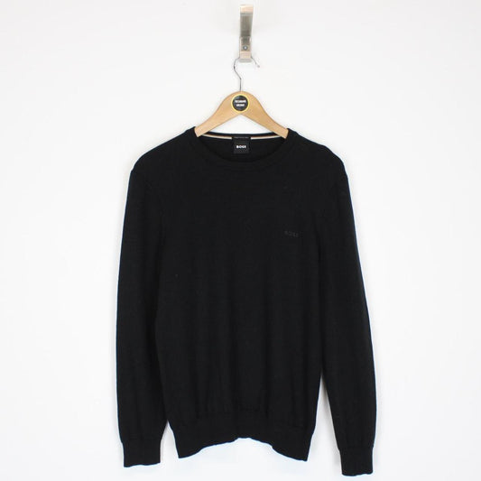 Hugo Boss Black Wool Knit Jumper