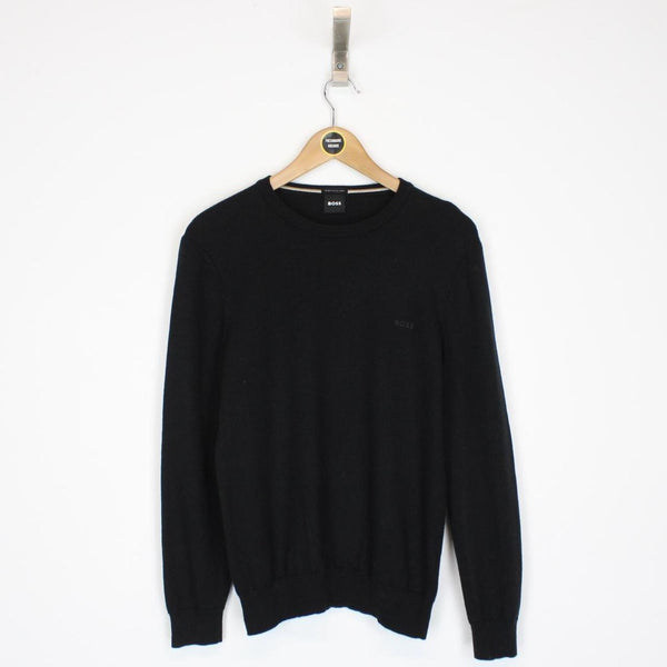 Hugo Boss Black Wool Knit Jumper
