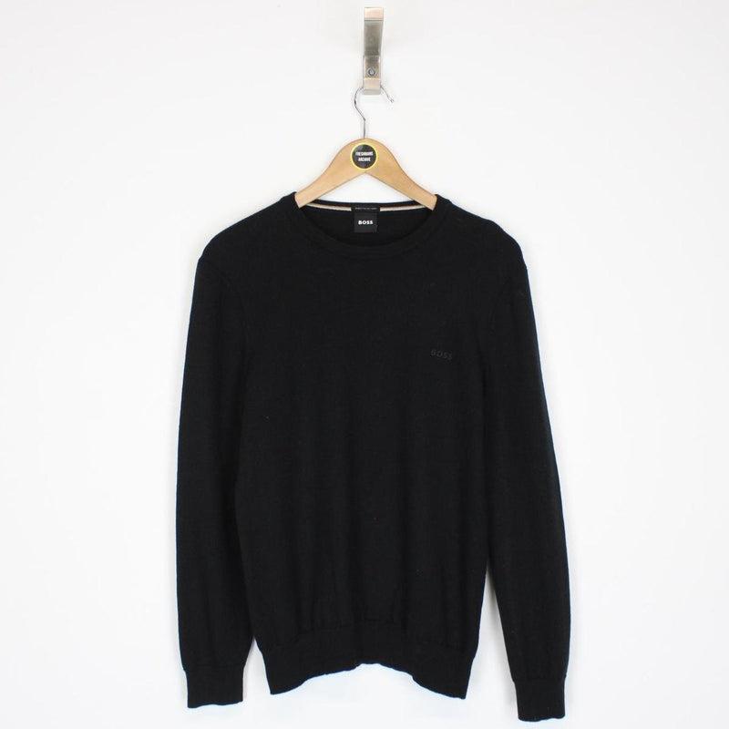 Hugo Boss Black Wool Knit Jumper