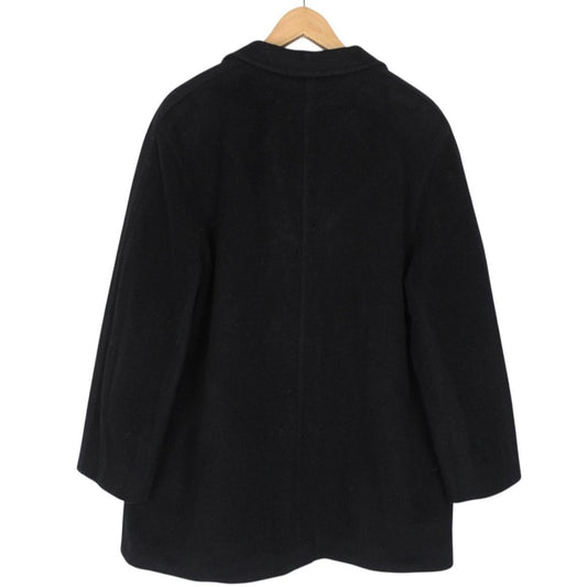 Vintage 90s Burberry Black Wool Blend Jacket