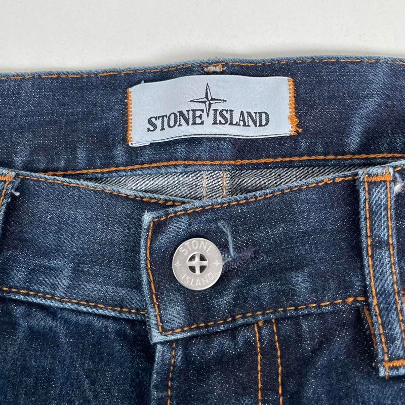 Stone Island AW 2014 Navy Blue RE-T Fit Denim Jeans