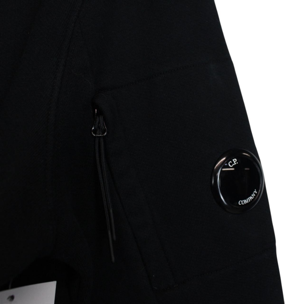 CP Company Black Pullover Lens Hoodie Jumper