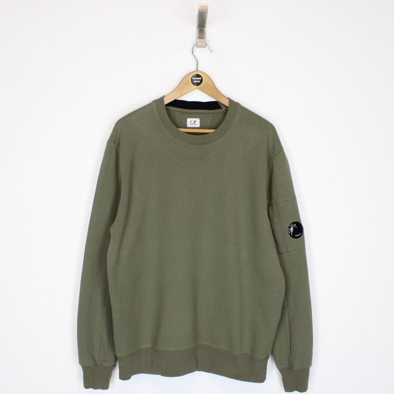 スウェット・トレーナー C.P. COMPANY GOGGLE LOGO SWEATER CP Company Goggle Lens Sweatshirt XL – Freshmans Archive