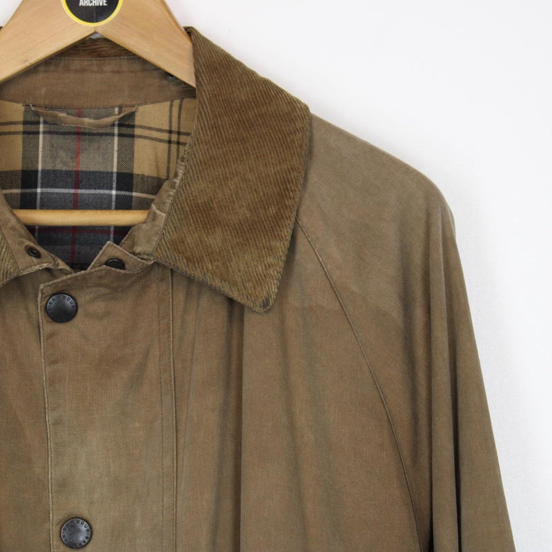 Vintage Barbour Lightweight Beaufort Brown Wax Jacket