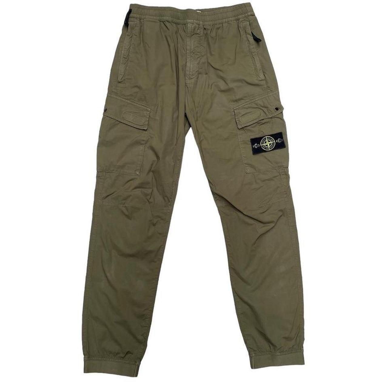 Stone Island AW 2020 Green RE-T Fit Cargo Trousers