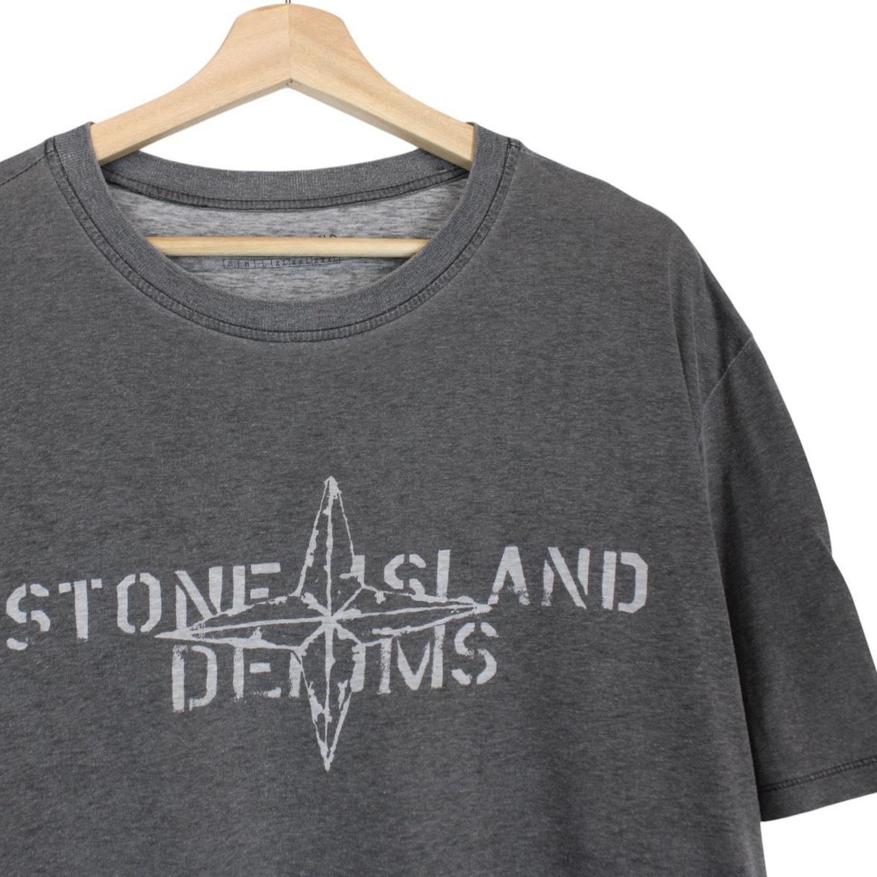 Vintage Stone Island SS 2007 Dark Grey Short Sleeve Cotton T-Shirt