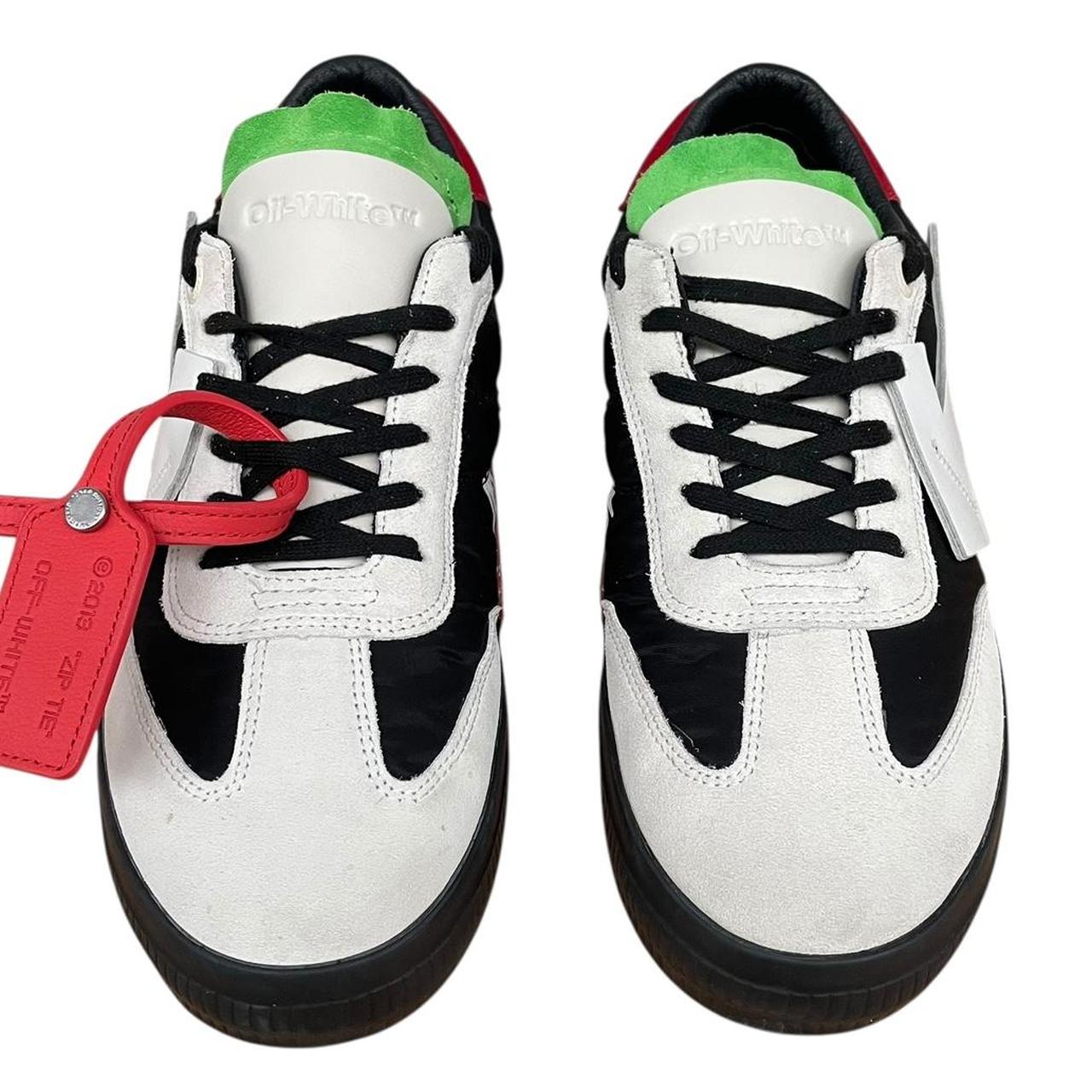 Off White Multicoloured Floating Arrow Vulcanized Leather Low Top Trainers