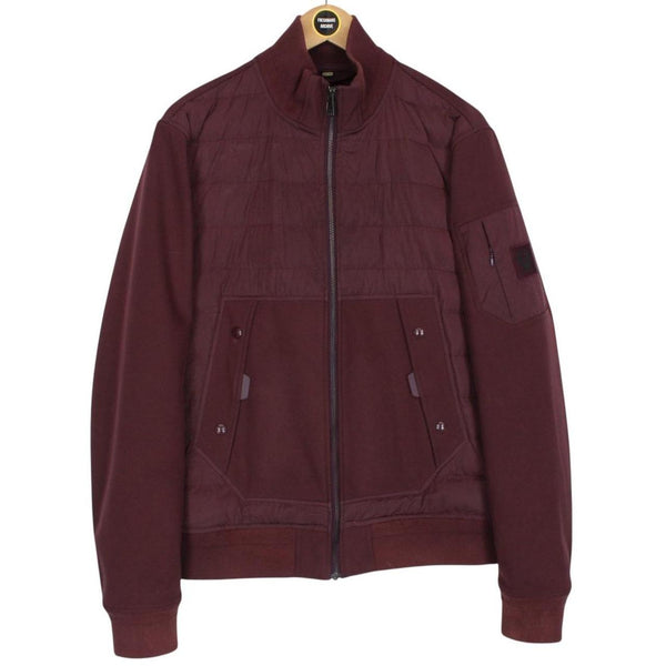 Belstaff Axle Burgundy Full Zip Soft Shell Jacket