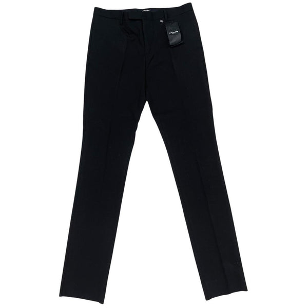 Saint Laurent Paris Black Slim Fit Formal Trousers