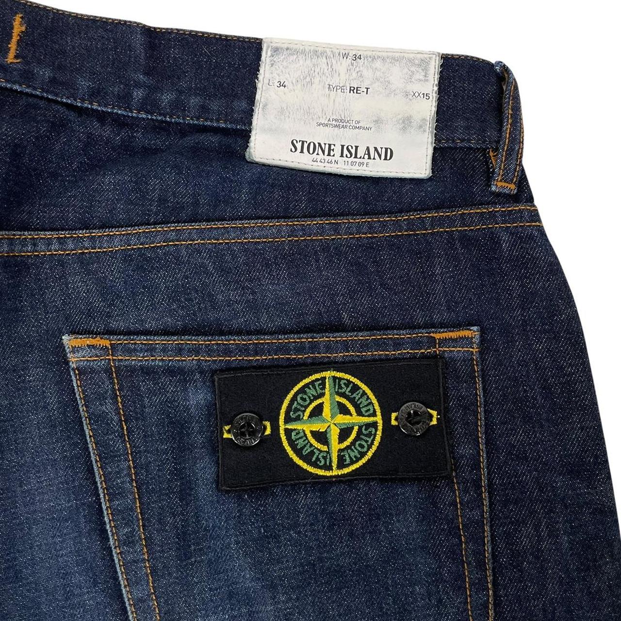 Stone Island SS 2017 Navy Blue RE-T Fit Denim Jeans