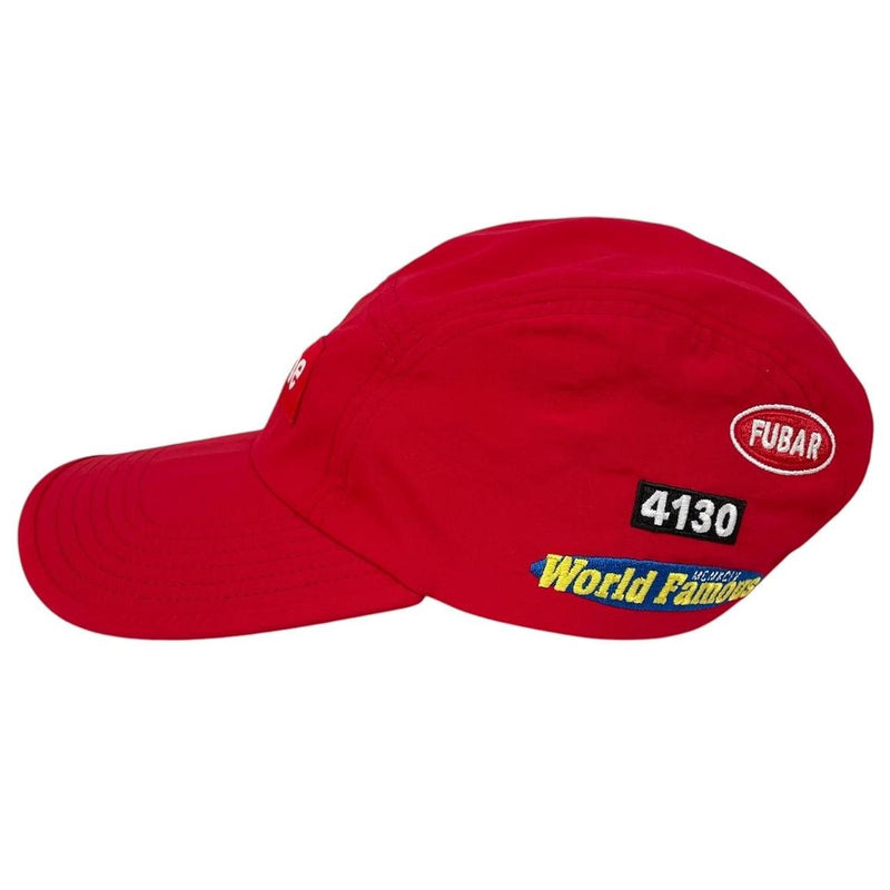 Supreme 2020 Red World Famous Trial 5 Panel Camp Baseball Cap