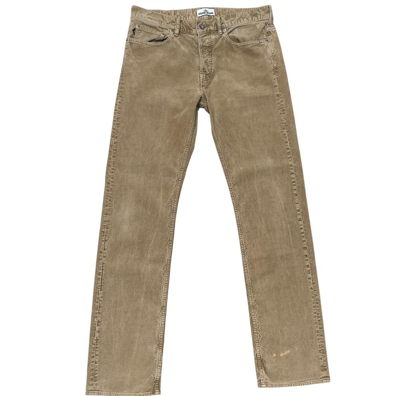Stone Island AW 2012 Beige RE Fit Corduroy Trousers