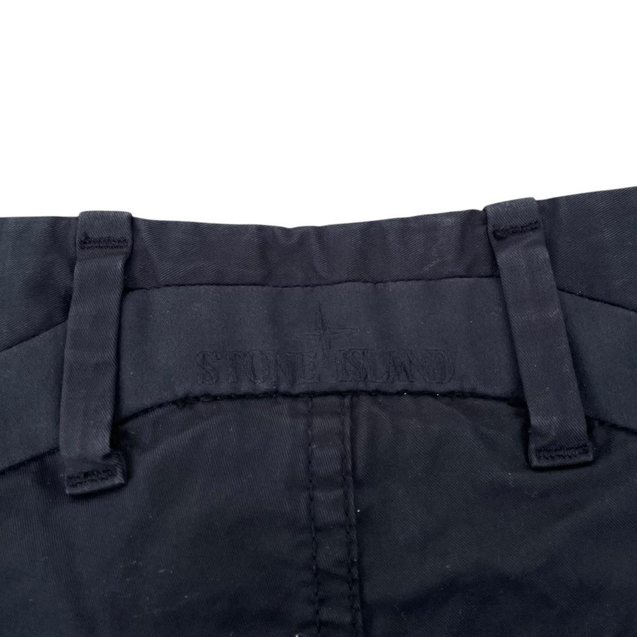 Stone Island AW 2022 Navy Blue RE-T Fit Cargo Trousers