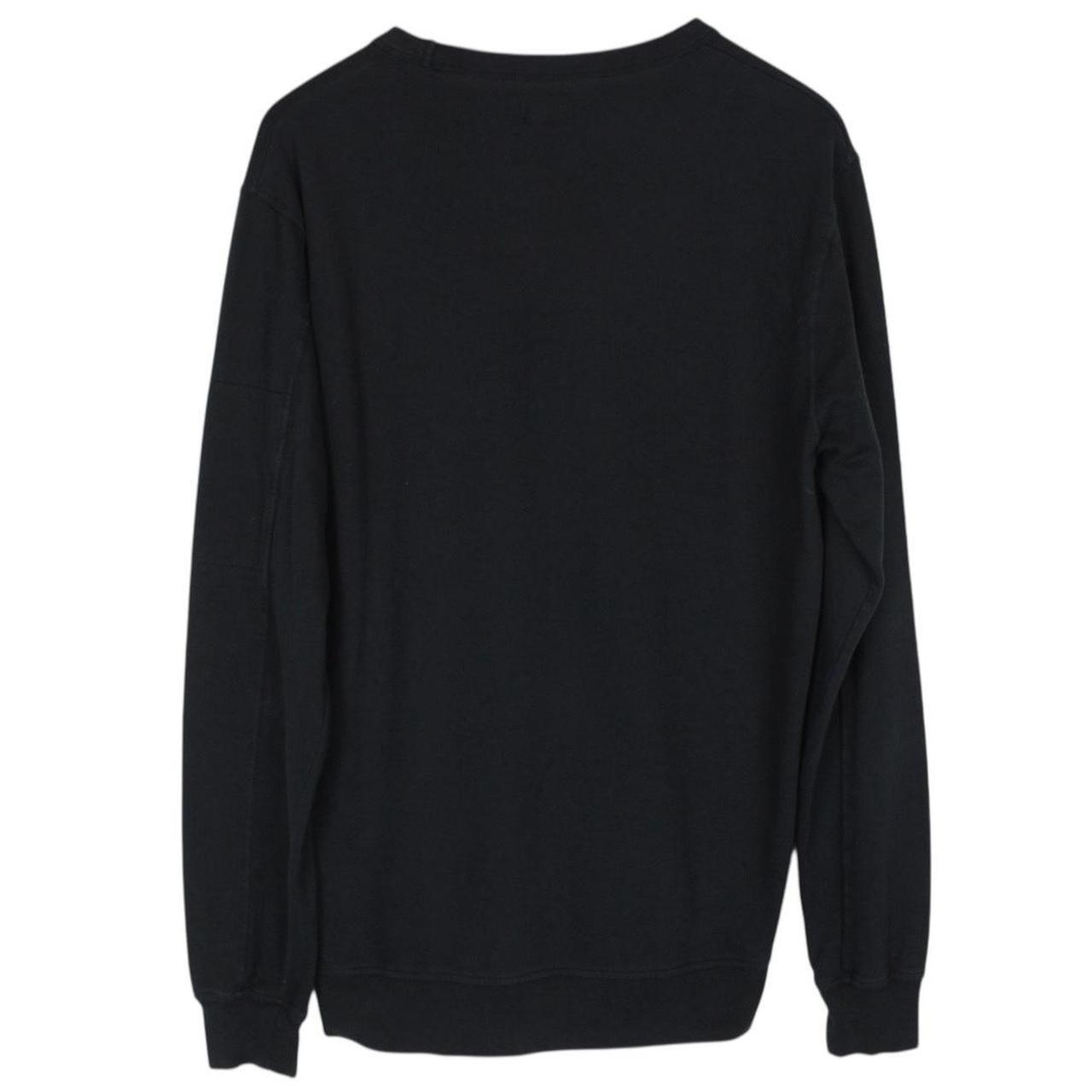 CP Company Black Goggle Lens Thin Cotton Sweatshirt Jumper
