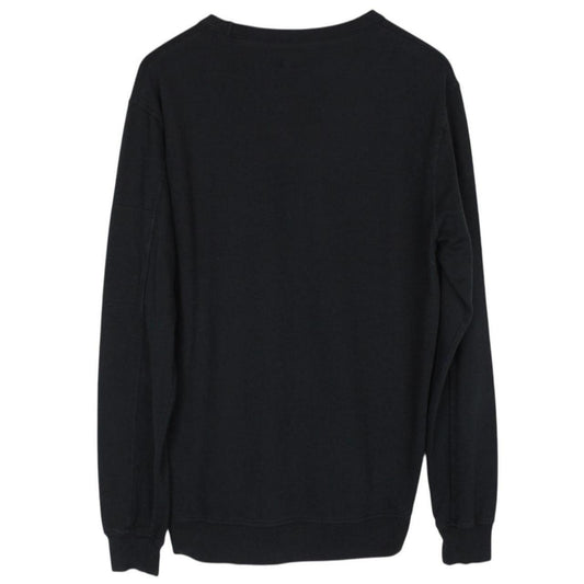 CP Company Black Goggle Lens Thin Cotton Sweatshirt Jumper