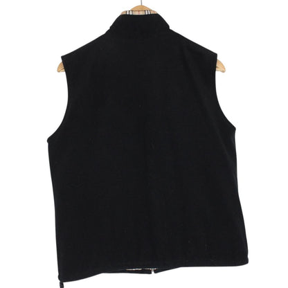 Burberry Golf Tan Brown and Black Reversible Vest Jacket