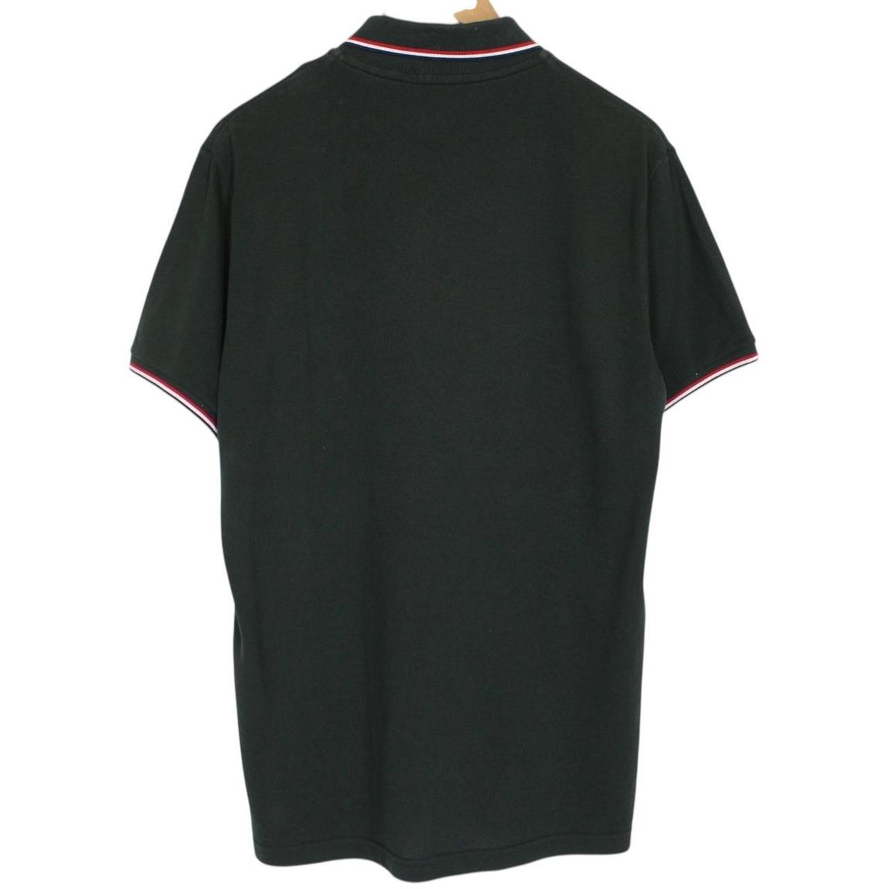 Moncler Maglia Manica Corta Green Short Sleeve Cotton Polo Shirt