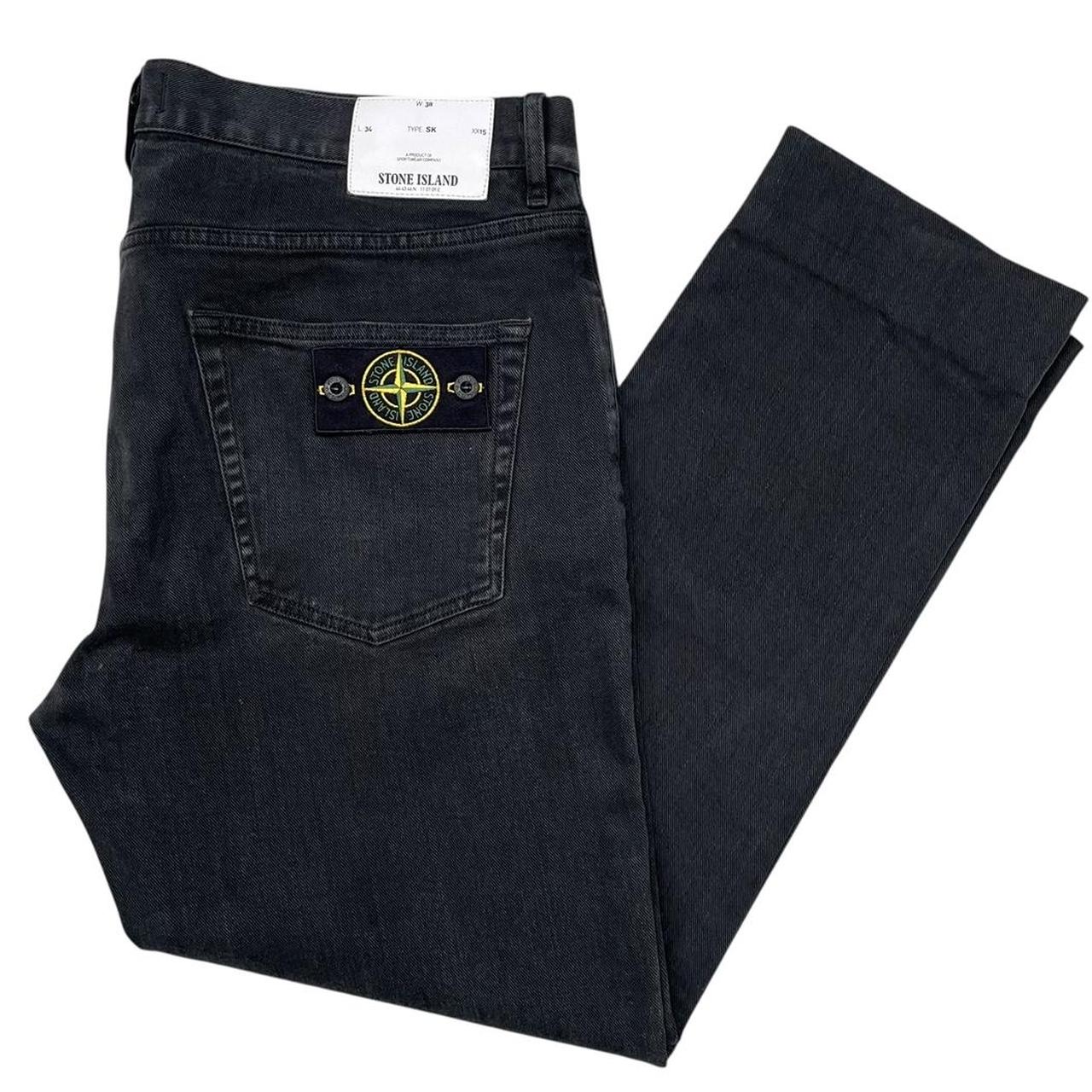 Stone Island AW 2017 Black Skinny Fit Denim Jeans