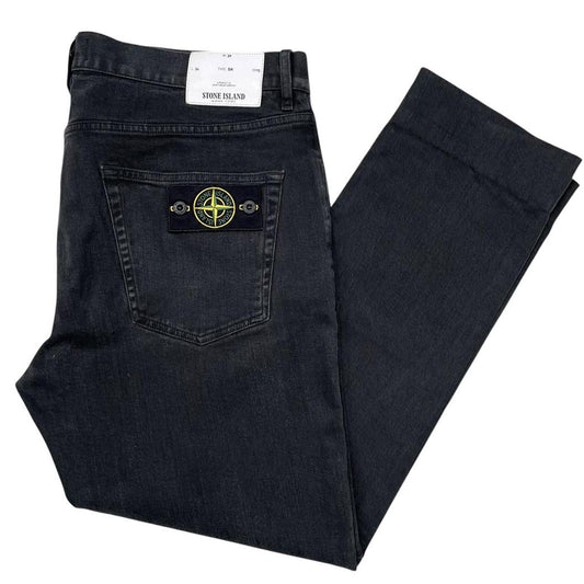 Stone Island AW 2017 Black Skinny Fit Denim Jeans