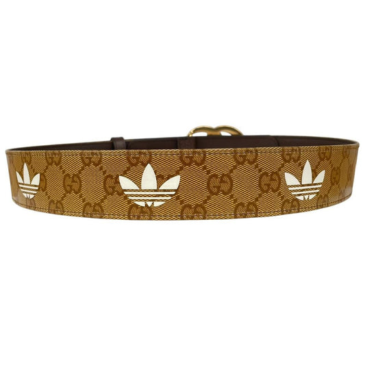 Gucci x Adidas GG Marmont Supreme Leather Belt with GG Buckle