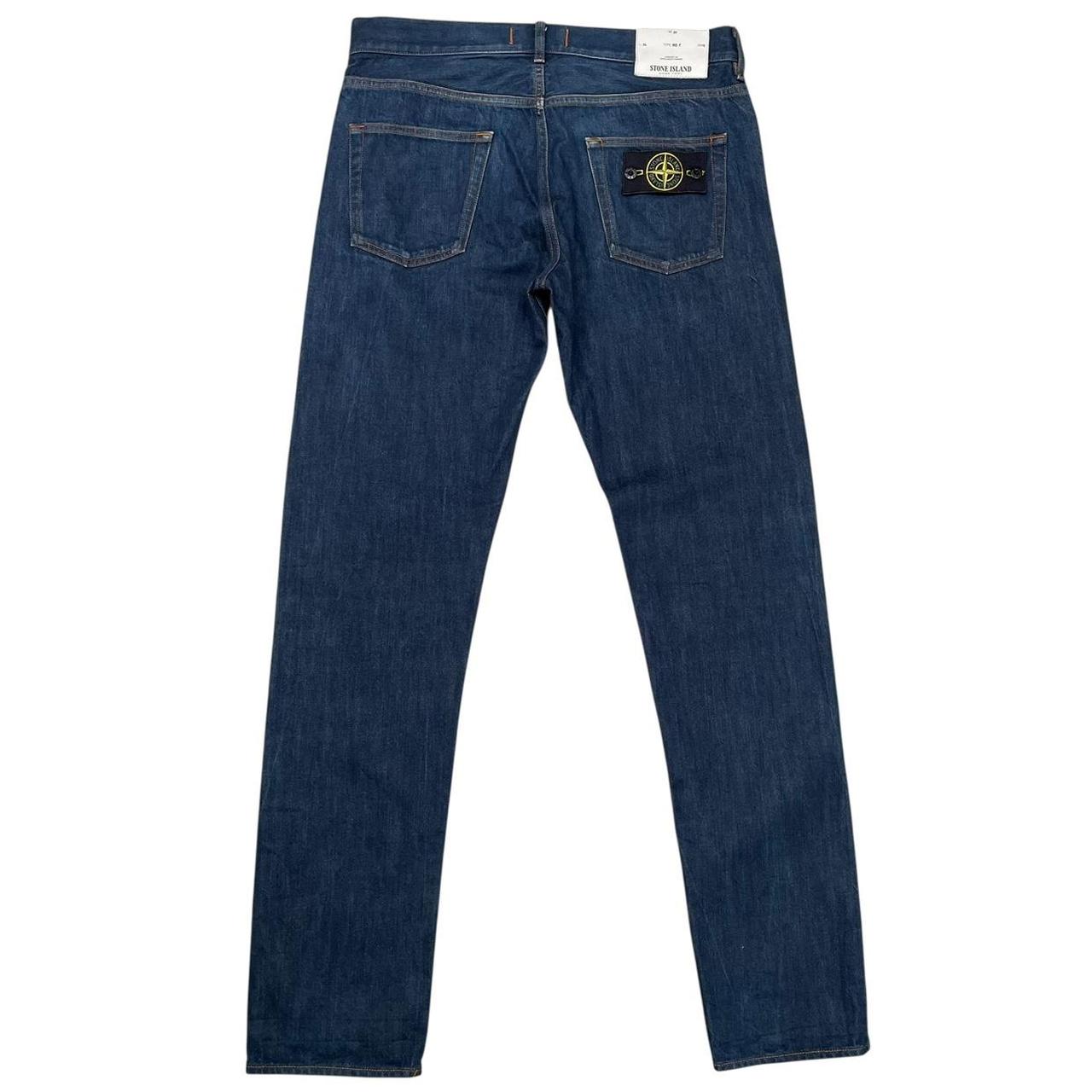 Stone Island SS 2014 Navy Blue RE-T Fit Denim Jeans