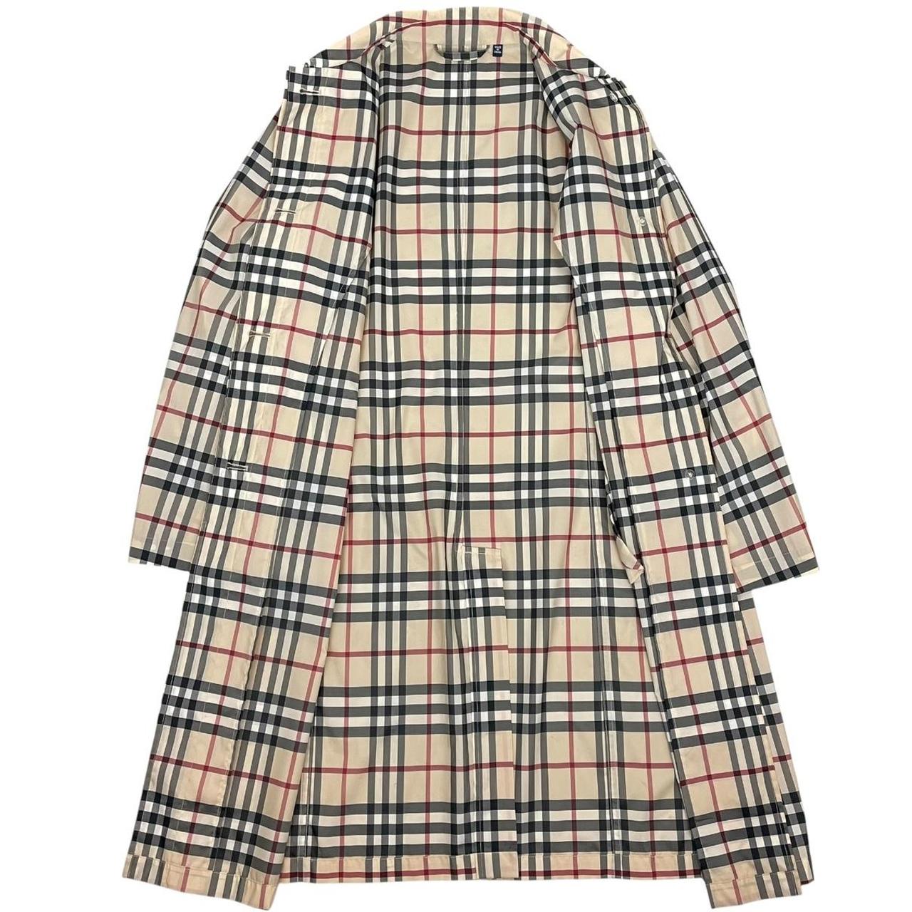 Burberry London Beige Nova Check Trench Coat