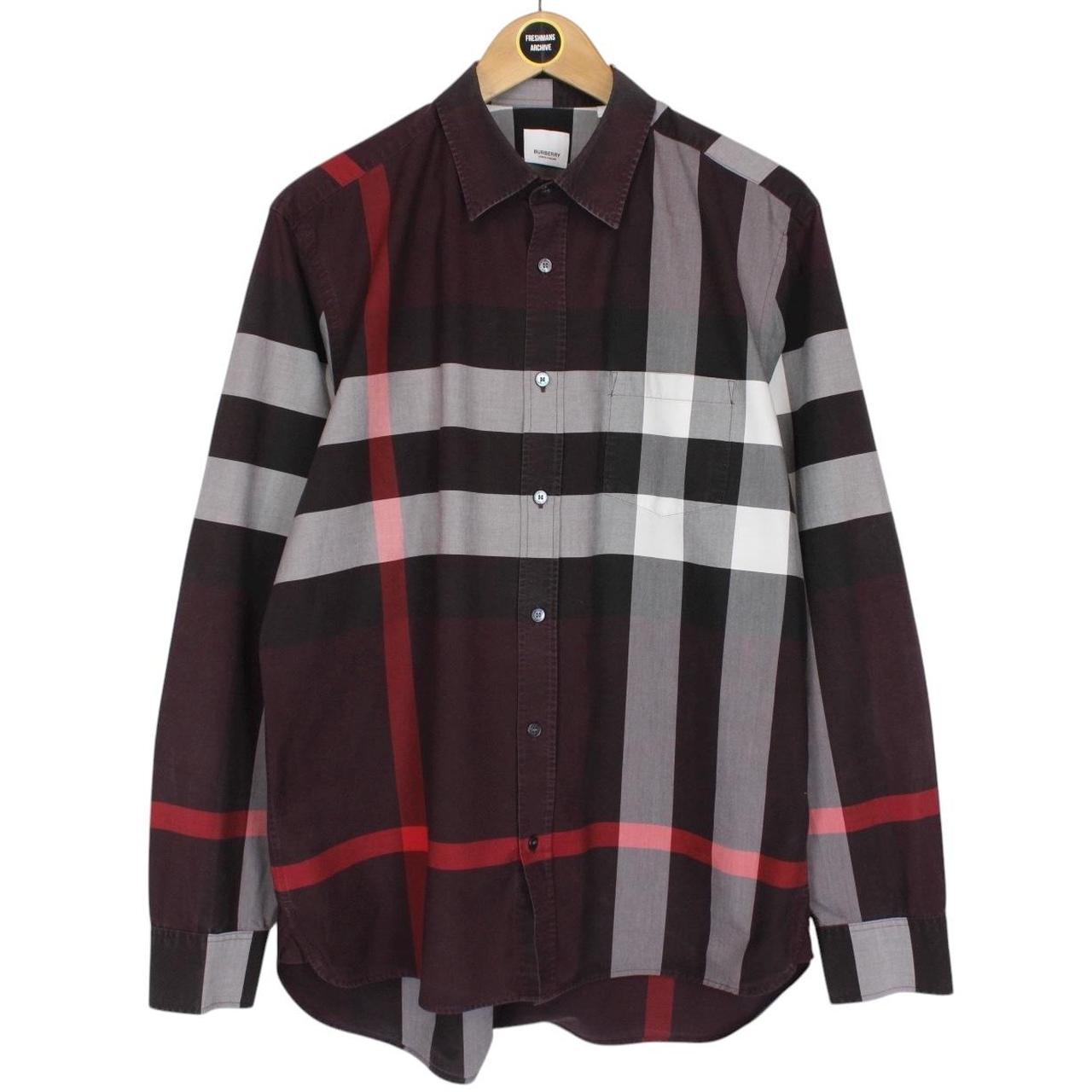 Burberry London Brown Nova Check Long Sleeve Shirt